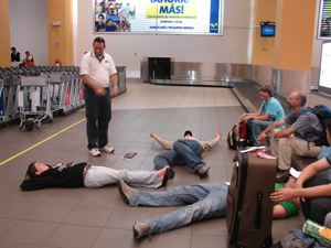 In the Airport in Lima