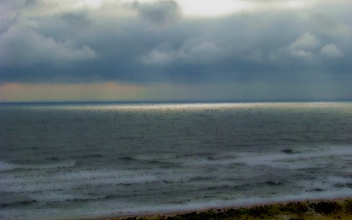Fire Island cloud-and-sea-scape
