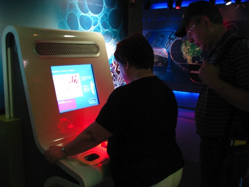 Logging into the technology lab