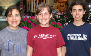 Audrey, Emily, Andrea