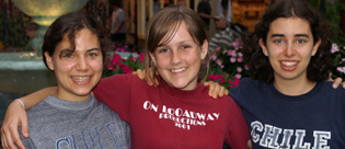 Audrey, Emily, Andrea