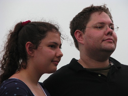 Looking toward Lady Liberty and Ellis Island