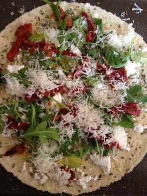 Its ready to pop into the oven! Bake at 350 for about 7 to 10 minutes.