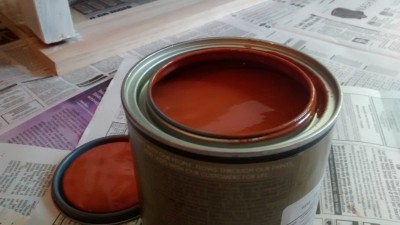 This paint looks like chocolate ice cream.