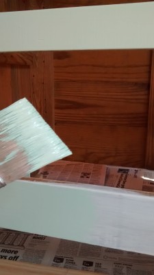 This green paint looks like mint ice cream.