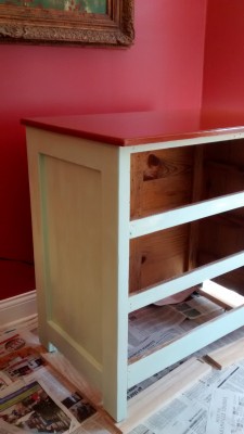 One coat down, two to go.