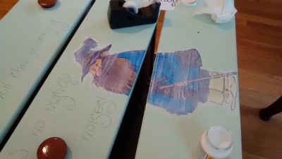 We had some scary looking air bubbles, but it all turned out alright.