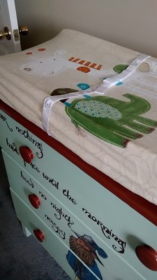 Isn't this a cute changing pad?