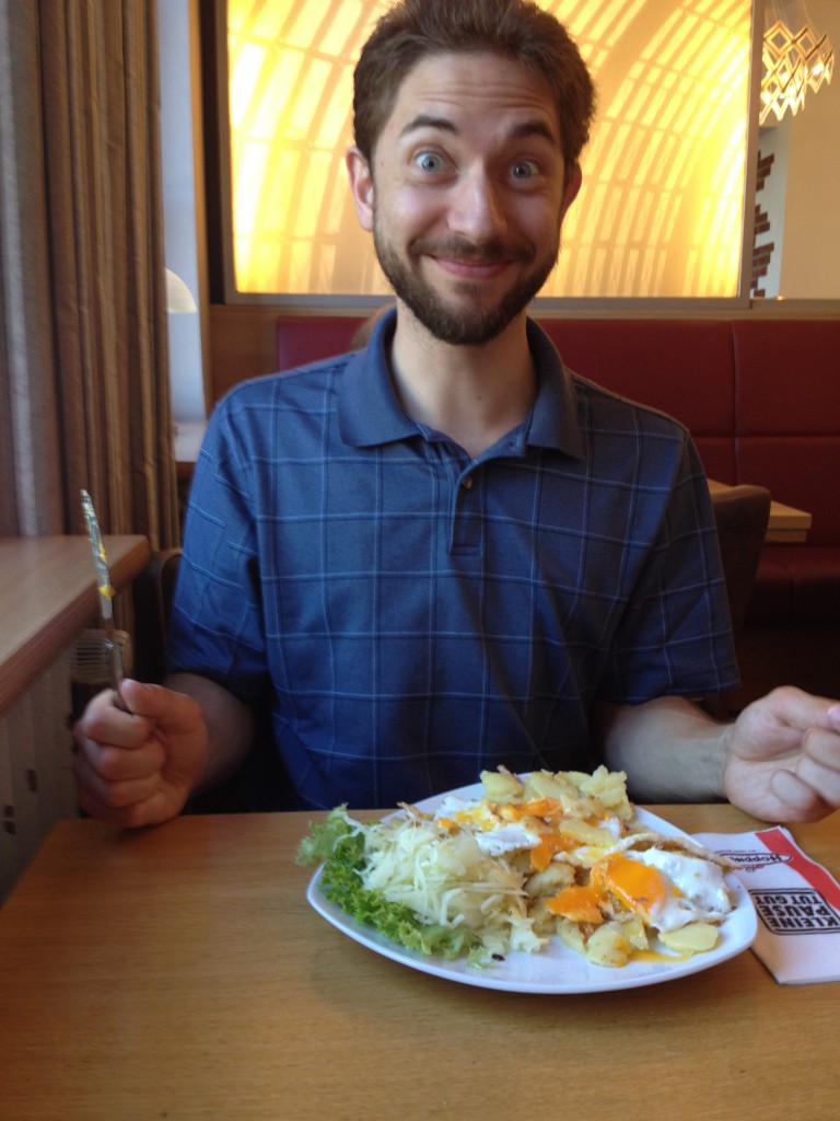 We had a typical Eastfrisian breakfast near the bus station in Leer before heading out to Bunde for the first time!