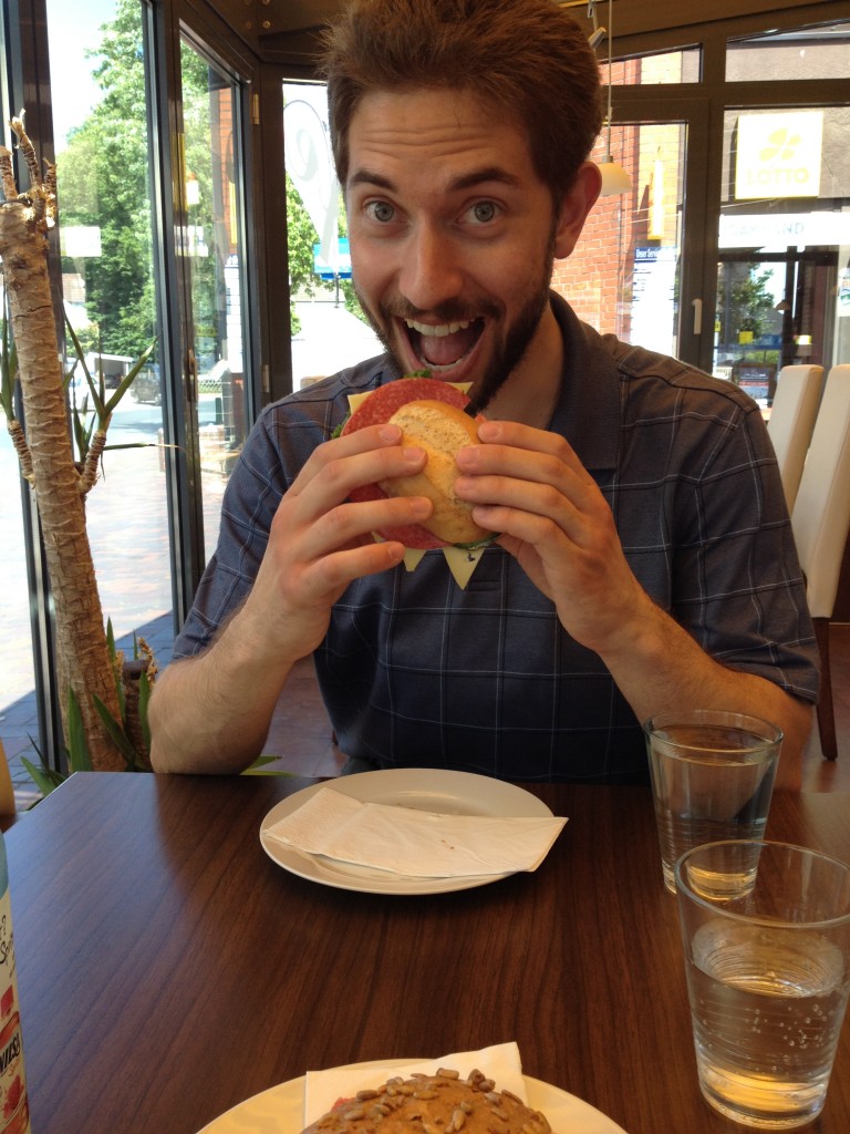 Sandwiches for lunch.