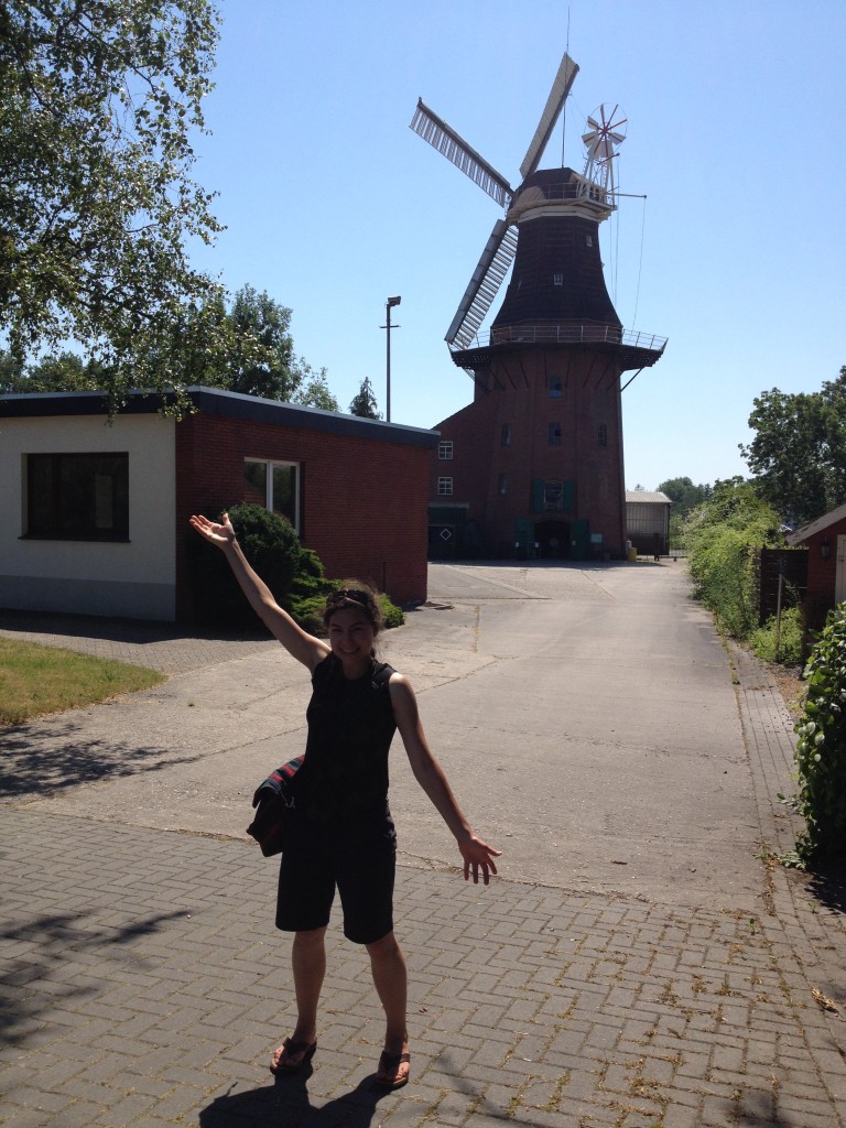 This windmill was built around 1860, so I kind of wonder if Frieling helped with it or watched it being built. Interesting…