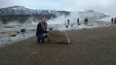 Strokkur, one of many geysers (including Geysir, after which all geysers are named)