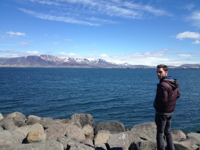 The view from downtown Reykjavík